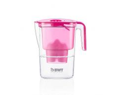 BWT Filtro Acqua Tavolo 815480Â Vida 2,6L, Cartuccia magnesio izer Minerale per 120L di Acqua filtrata, Plastica, Rosa Pink, 26.4x11.5x28.7 cm