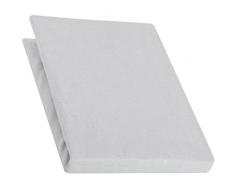 aqua-textil Pur Lenzuolo Elasticizzato Letto Contenitore Letti ad Acqua Cotone 140x200-160x220 cm Grigio Argento