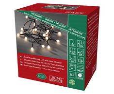 Konstsmide 1492-107 LED Globe luci, in plastica, nero