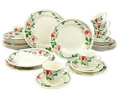 Creatable 17879, Serie Humble Rose, Set di stoviglie Servizio da tavola 30Â Pezzi, Pietra, Multicolore, 40Â x 32Â x 40Â cm,Â âÂ unitÃ 