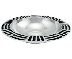 Mazali - Ciotola Tonda, Grande, Motivo Azteca, Colore Nero