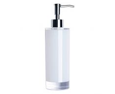 Excelsa Linea Bagno Dispenser Sapone, Plastica, Bianco