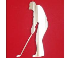 Super Cool Creations Specchio da golfo: 60 cm x 30 cm.