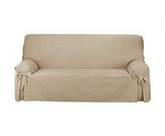 Martina Home - Copridivano con Fiocchi 3 posti Cammello