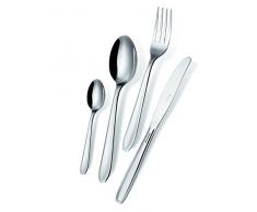 Eme Posaterie Eco - Set di Posate da Tavola in Acciaio inox 18/0, Nichel Free, per 6 Persone, 24 Pezzi