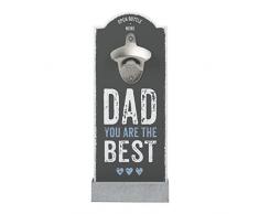 Contento 866353, Apribottiglie da Parete con Scritta in Inglese