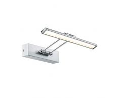 Paulmann 99894 Galeria Lampada a Led Per Illuminazione di Quadri Beam Thirty, 5 W, In Nichel Spazzolato, Faretto Incluso, Metallo Cromato