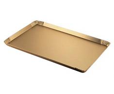 OTTINETTI Linea Pasticceria Vassoio, Alluminio, Oro