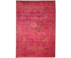 benuta Moderner Teppich fÃ¼r Wohn-und Schlafzimmer Tappeto, Fibra Sintetica, Rosa, 120 x 180 cm