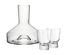 WMF 917539990Â taverno Decanter caraffa con Due Lenti, Trasparente, 31Â x 21,5Â x 21,2Â cm, 3Â unitÃ 