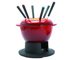 Menastyl cucinare 7441000 Avoriaz per fonduta 10 pezzi ferro colore: rosso 22 x 21 x 20 cm