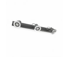 Faro 40557 - RING LED Lampada faretto grigio 3L