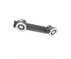 Faro 40554 - RING LED Lampada faretto grigio 2L