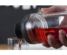 Vacu Vin Cocktail Shaker Popsome Grau 7840360-Shaker, Colore: Grigio, Metallo, Multicolore, 8,8 x 8,8X 20,6cm