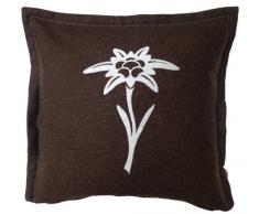 Tirol Living, Federa per Cuscino, Marrone (Braun), 40 cm x 40 cm