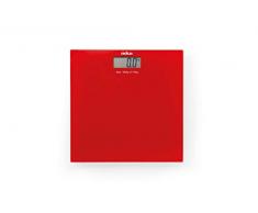 Excelsa Spa Bilancia Pesapersone Elettrica, Rosso, 30 x 30 cm