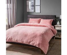 Sleepdown Teddy - Completo Letto in Pile per Letto Singolo, Colore: Rosa