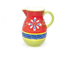 Excelsa Tex Mex Brocca, 1 lt, Ceramica, Rosso