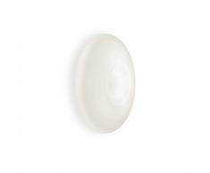 Ideal Lux Glory PL5 D60 Lampada da Soffitto, Vetro, Bianco