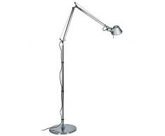 Artemide Tolomeo A001000+A012820 Lampada da Terra, Alluminio