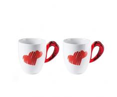 Guzzini 8008392290087 Set 2 Mug, Porcelain, Plastic