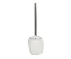 Wenko 20023100 Portascopino per WC Faro bianco, Ceramica, 12 x 40 x 12 cm, Bianco