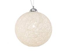 Ideal Lux Lampada a Sospensione E27, Naturale