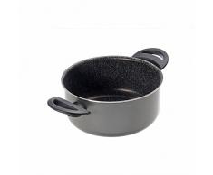 ALLUFLON Tradizione Italia Casseruola, Alluminio, Nero, 20 cm