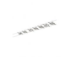 941.51 Wire System Set MacII max. 7 X 10 W GU5,3 nichel 230/12 V 80 VA 94151 fune lampada da soffitto LED illuminazione