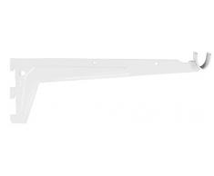 Connex dy280228Â Regal Elemento portante per Asta Appendiabiti, profonditÃ 33Â cm, Metallo, Bianco, 35.5Â x 12Â x 3.5Â cm