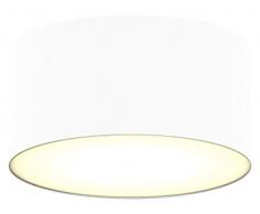 Plafoniera Ranex 6000.532 Mia - 20 cm - Bianco, metallo;tessuto