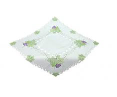 Bellanda 79250 â Vino 85 x 85 cm Tovaglia Rettangolare in Poliestere, 85 x 85 cm, Bianco