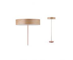 Paulmann 79648 Lampada da Pavimento Neordic Liska Legno Max.3 x 20Â W E27/Rame Opaco 230Â V Legno