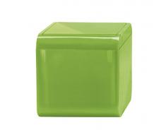 Kleine Wolke 5818645858 Mini pattumiera da Bagno Bobby, capacità : 1,5 l, 12,5 x 12,5 x 12,5 cm, Verde