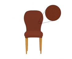 Biancaluna Coppia Copri seggiola Genius 4D coprisedia con Imbottitura L720 Siena