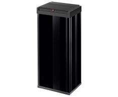 Hailo 0860-241 - Ampia pattumiera Big-Box 60, Swing S, Nero