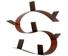 Kartell Bookworm Mensola da Parete, 7 Reggilibri, PVC, Nero, 320 x 19 x 20 cm