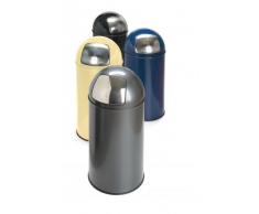 V-Part VB 404550 - Pattumiera con Coperchio Basculante, 40 l, Colore: Nero