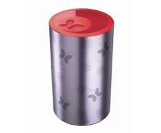 Meliconi Portabiancheria in metallo, 50 lt., colore: Rosso