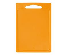 Eliplast Linea Cucina Tagliere Antiscivolo, Arancio, 25x0.9x35 cm