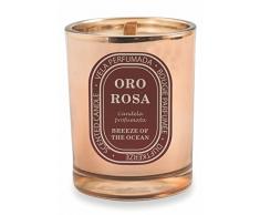 Galileo Casa 2410690 Candela Profumata Brezza dell Oceano, Oro/Rosa, 10x10x12.5 cm