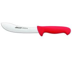 Arcos Serie 2900 - Coltello Danese Coltello Scuoiamento - Lama Acciaio Inossidabile Nitrum 190 mm - Manico Polipropilene Colore Rosso