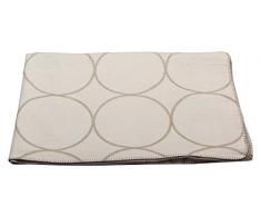 David Fussenegger Coperta arredo bambÃ¹ Cerchi 150x200cm Bianco Naturale 2141/60