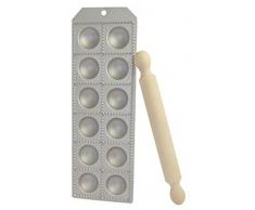 ITALO OTTINETTI Round Ravioli giganti, 12Â Pezzi, in Alluminio, Metallico, Taglia Unica