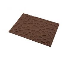 silikomart Magic Love Tappetino, Silicone, Marrone, 25Â x 18.5Â x 0.6Â cm