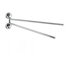 Wenko 19667100 Power-Loc mensola angolare Sion - Fissaggio Senza Trapano, Acciaio, 4 x 11 x 37.5 cm, Cromo
