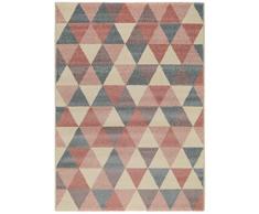 benuta Teppich Justin Rosa 140x200 cm Tappeto, Fibra Sintetica, 140 x 200 cm