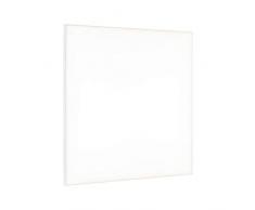 Paulmann 79818 Velora LED rettangolare, incl. 1 x 34 Watt bianco opaco pannello luce metallo lampada da soffitto 3000 K, 595mm