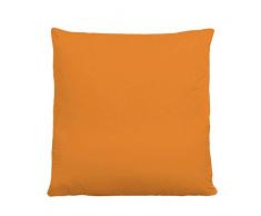 Dormisette 37-723 Federa per Cuscino in Jersey, 100% Cotone, grandezza 80 x 80 cm, Arancio