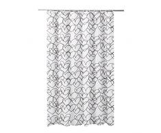 Frandis 190.512 Tenda della Doccia con 12 Pannelli Taupe in PVC 180 x 180 cm